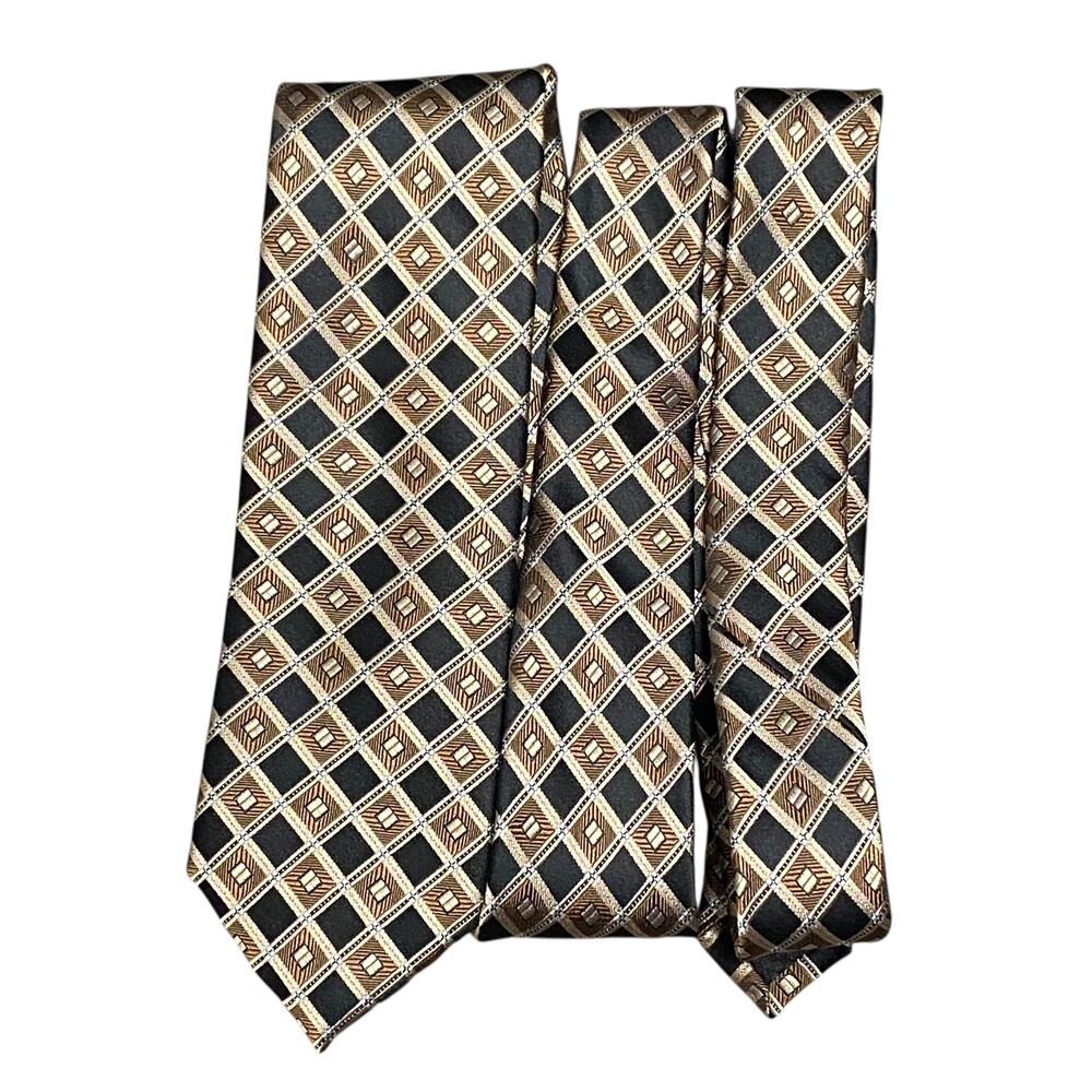Sean John Silk Tie Black Brown